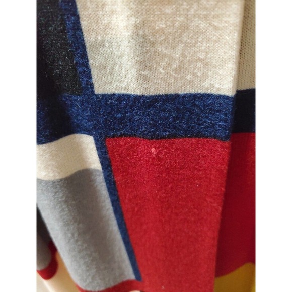 Women's Multicolor Polyester Round Neck Sleeveless Casual Knee Length Dress 10 - Picture 5 of 10